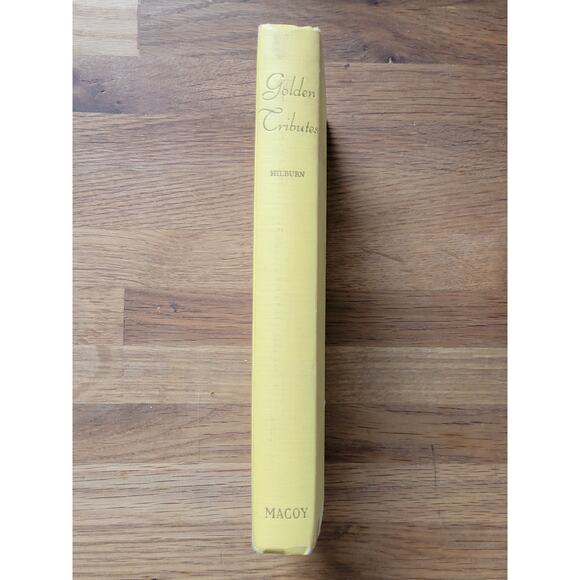 Golden Tributes Faternal Ceremonies by May Stafford Hilburn 1955 Hardcover - Picture 4 of 4